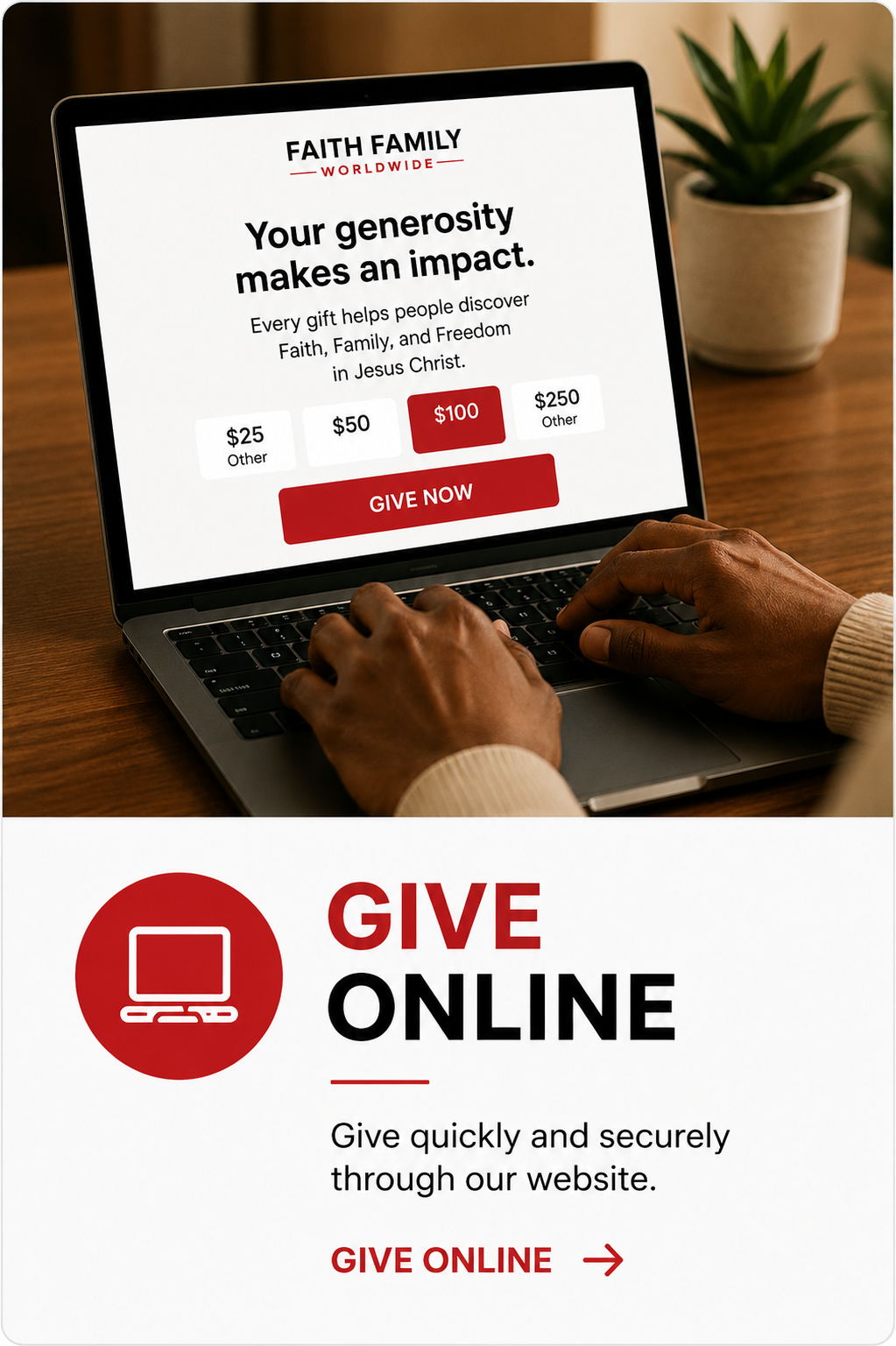 Click here to Give Online